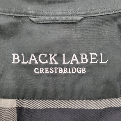 【中古品】【メンズ】 BLACK LABELCRESTBRIDGE ブラックレーベル・クレストブリッジ 51M15-813-08 ビッグスケール チェック シャツ トップス 長袖 オーバーサイズ 141-250809-rk-02-izu サイズ：M カラー：グレー×ブラック 万代Net店