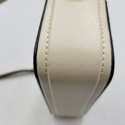 【中古品】【レディース】 MARC JACOBS マークジェイコブス THE SNAPSHOT SHOULDER BAG M0012007 スナップショット ショルダーバッグ カバン 鞄 188-250807-as-14-izu カラー：クリーム系×ブラック 万代Net店