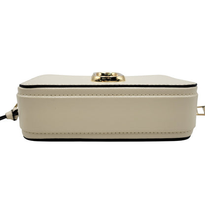 【中古品】【レディース】 MARC JACOBS マークジェイコブス THE SNAPSHOT SHOULDER BAG M0012007 スナップショット ショルダーバッグ カバン 鞄 188-250807-as-14-izu カラー：クリーム系×ブラック 万代Net店