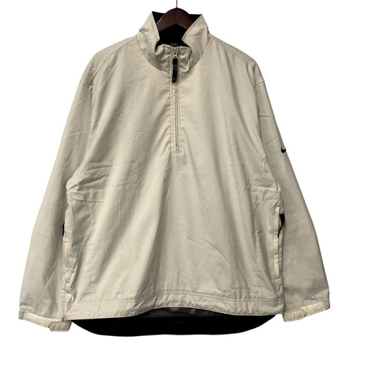 【中古品】【メンズ】 NIKE GOLF ナイキゴルフ F0-GTI 00S HALF ZIP PULLOVER JACKET 00年代 ハーフジッププルオーバージャケット アウター 長袖 148-250811-ma-16-izu サイズ：M カラー：WHITE 万代Net店