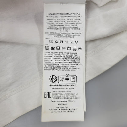 【中古品】【メンズ】 STONE ISLAND ストーンアイランド REFLECTIVE ONE PRINT TEE 80152RC87 リフレクティブ プリント Tシャツ 半袖 トップス 141-250807-as-04-izu サイズ：L カラー：ホワイト 万代Net店