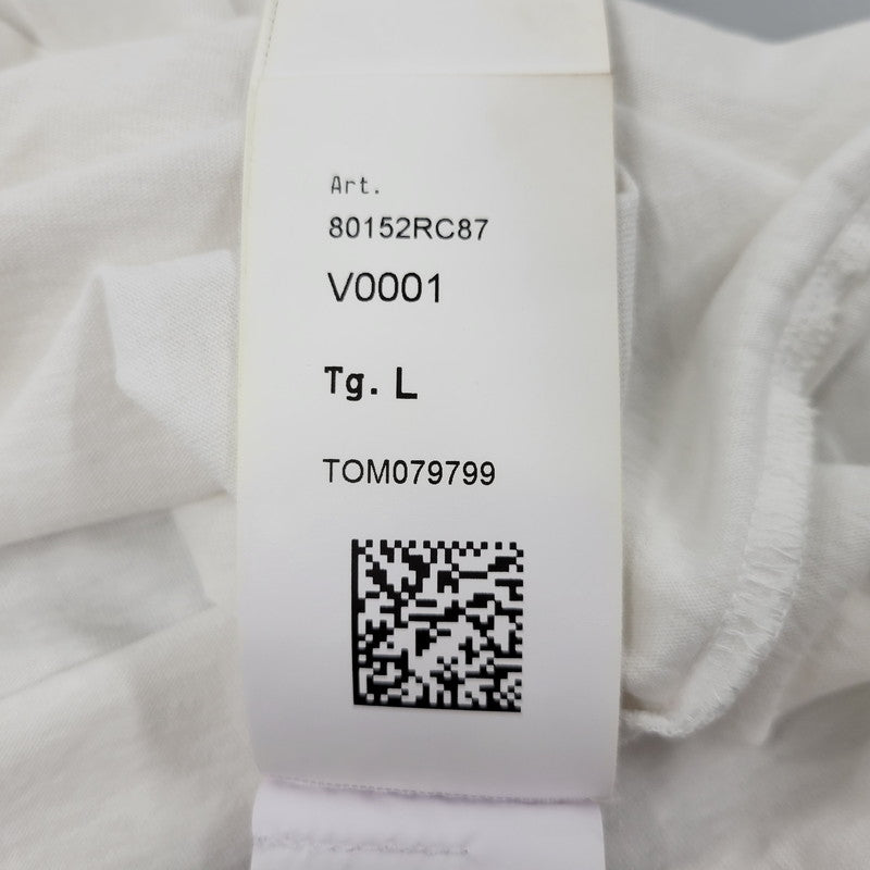 【中古品】【メンズ】 STONE ISLAND ストーンアイランド REFLECTIVE ONE PRINT TEE 80152RC87 リフレクティブ プリント Tシャツ 半袖 トップス 141-250807-as-04-izu サイズ：L カラー：ホワイト 万代Net店