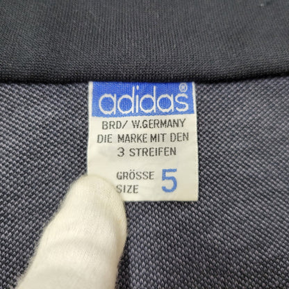 【中古品】【メンズ】 adidas アディダス TRACK JACKET ATS-44F トラックジャケット デサント製 西ドイツタグ 146-250807-as-05-izu サイズ：5 カラー：レッド×ブラック 万代Net店