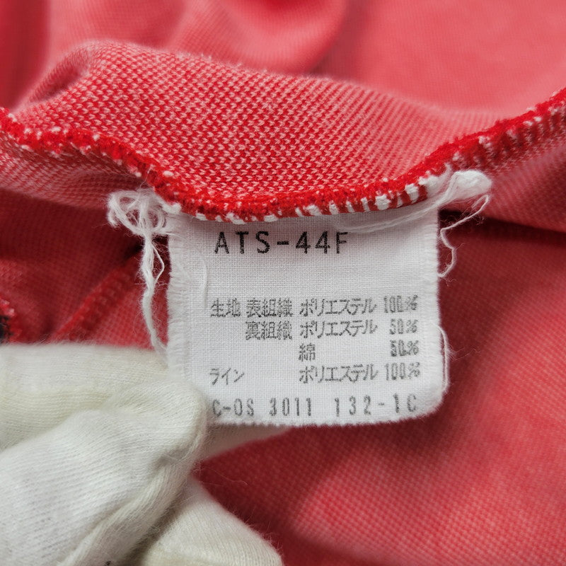 【中古品】【メンズ】 adidas アディダス TRACK JACKET ATS-44F トラックジャケット デサント製 西ドイツタグ 146-250807-as-05-izu サイズ：5 カラー：レッド×ブラック 万代Net店