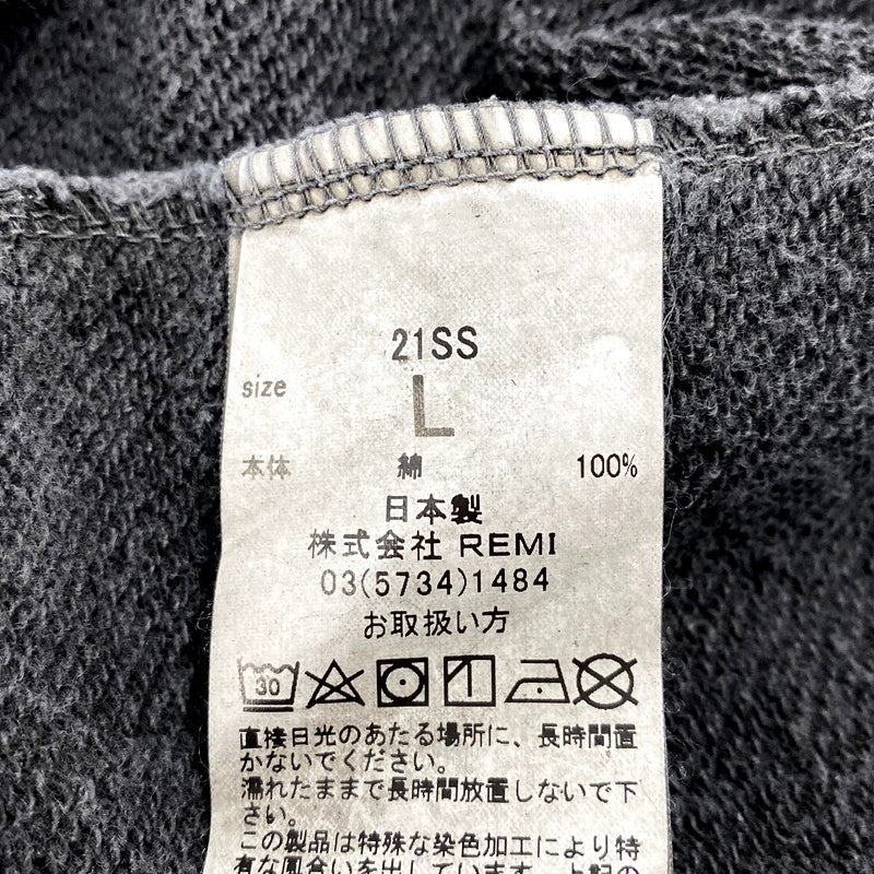 【中古品】【メンズ】 LS CUT AND SEW ロングスリーブ カットソー トップス 七分袖 145-250811-ma-10-izu サイズ：L カラー：GRAY 万代Net店
