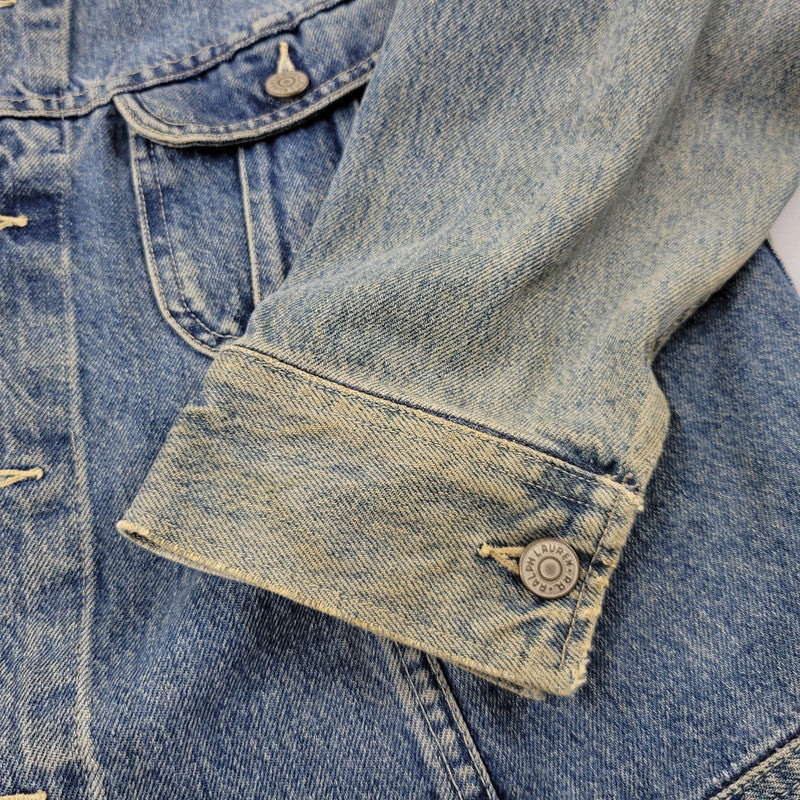 【中古品】【メンズ】 RRL ダブルアールエル DENIM JACKET デニムジャケット USA製 3星タグ アウター 145-250807-as-06-izu サイズ：XL カラー：インディゴ 万代Net店