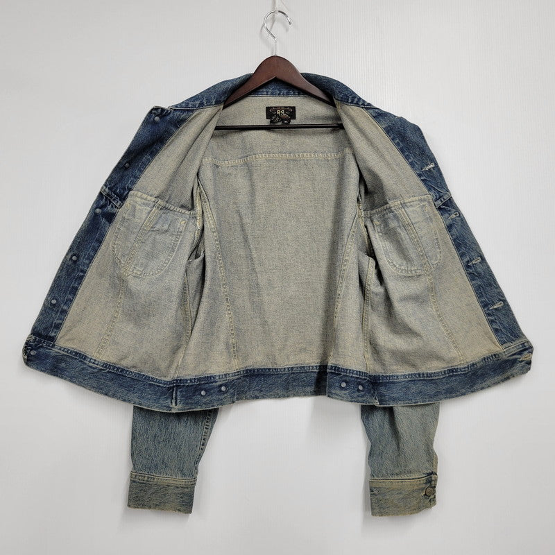 【中古品】【メンズ】 RRL ダブルアールエル DENIM JACKET デニムジャケット USA製 3星タグ アウター 145-250807-as-06-izu サイズ：XL カラー：インディゴ 万代Net店