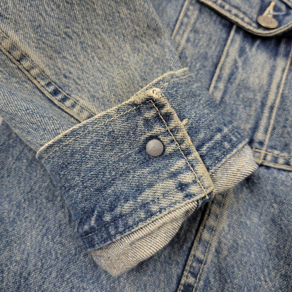 【中古品】【メンズ】 RRL ダブルアールエル DENIM JACKET デニムジャケット USA製 3星タグ アウター 145-250807-as-06-izu サイズ：XL カラー：インディゴ 万代Net店