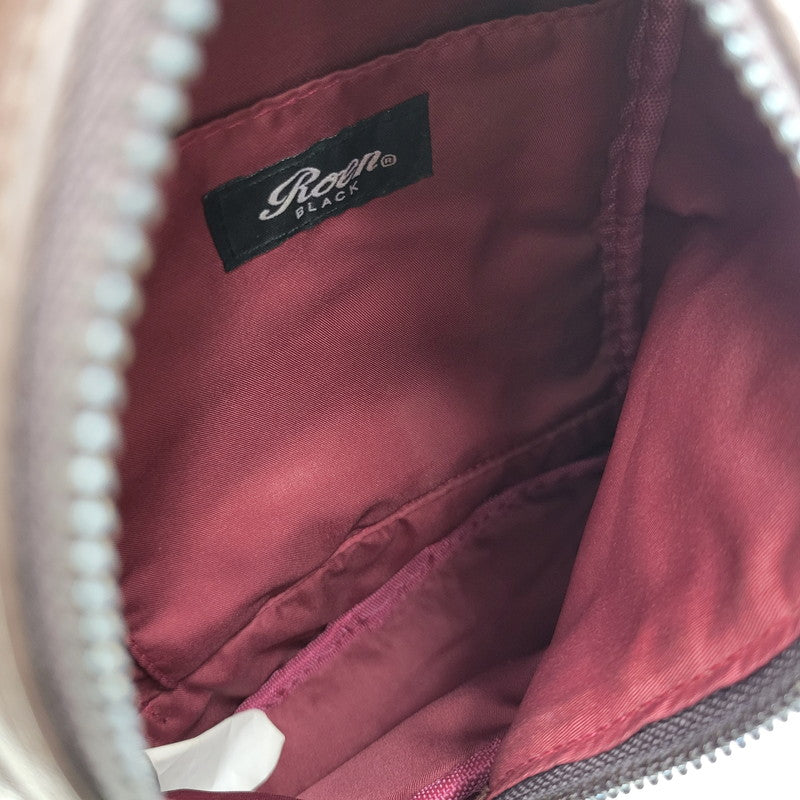 【中古品】【メンズ/レディース】 ROEN BLACK ロエンブラック クロコ型押し BODY BAG ボディバッグ 鞄 カバン 188-250812-ma-12-izu カラー：ブラウン 万代Net店