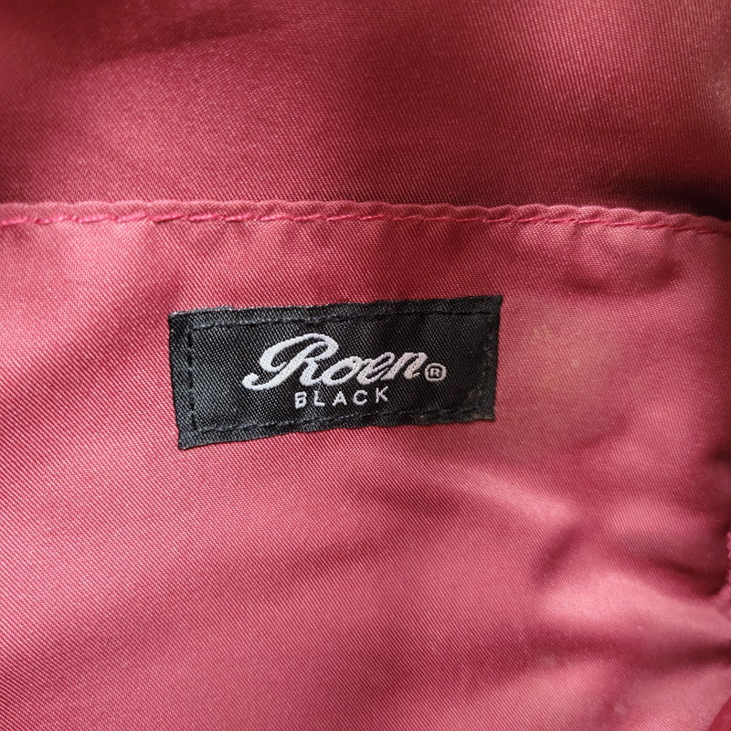 【中古品】【メンズ/レディース】 ROEN BLACK ロエンブラック クロコ型押し BODY BAG ボディバッグ 鞄 カバン 188-250812-ma-12-izu カラー：ブラウン 万代Net店