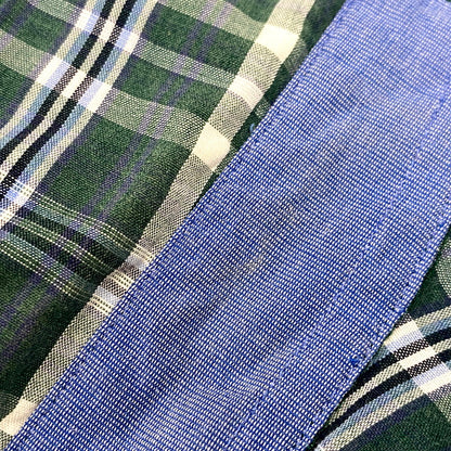 【中古品】【メンズ】 CHAPS RALPH LAUREN チャップス ラルフローレン LS BD SHIRT ロングスリーブ ボタンダウン シャツ 長袖 チェック トップス 146-250811-as-34-izu サイズ：L カラー：グリーン系 万代Net店