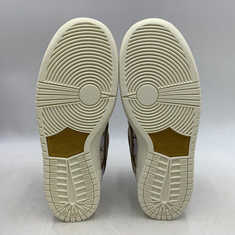 【中古美品】【メンズ】 NIKE SB ナイキエスビー DUNK LOW PRO PRM FN5880-001 ダンク ロー プロ プレミアム スニーカー シューズ 靴 160-250808-as-06-izu サイズ：28cm カラー：FOOTBALL GREY/COCONUT MILK 万代Net店