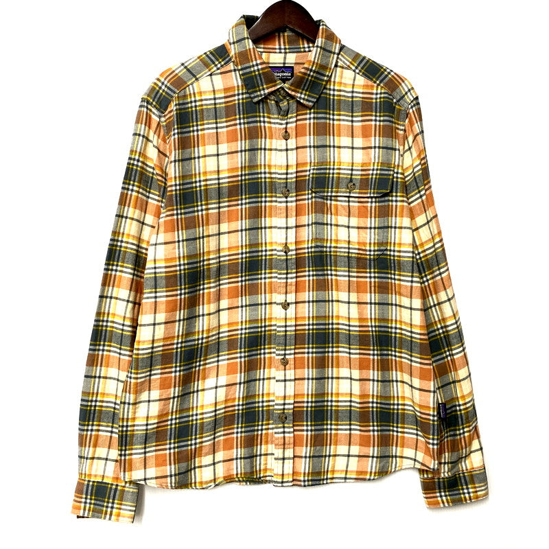 【中古品】【メンズ】 patagonia パタゴニア LS FJORD FLANNEL SHIRT 42410FA23 ロングスリーブ フィヨルド フランネル シャツ 長袖 チェック トップス 144-250811-as-33-izu サイズ：M カラー：マルチカラー 万代Net店
