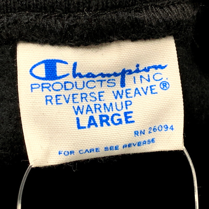 【中古品】【メンズ】 Champion チャンピオン REVERSE WEAVE HOODED SWEATSHIRT C3-Y132 リバースウィーブ フーデッド スウェットシャツ 青単タグ パーカー 長袖 トップス 148-250814-as-13-izu サイズ：L カラー：ブラック 万代Net店