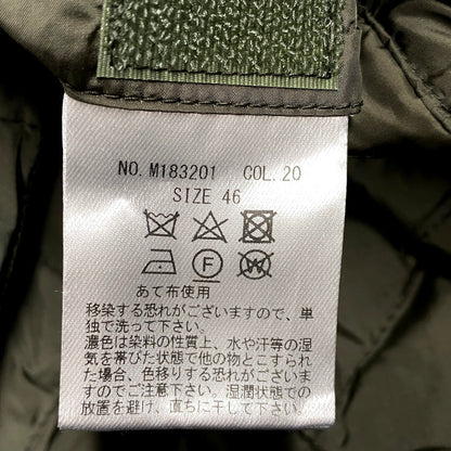 【中古品】【メンズ】 M.I.D.A. ミダ DOWN PADDING HARRINGTON JACKET M183201 ダウン パディング ハリントン ジャケット アウター 141-250810-ay-11-izu サイズ：46 カラー：ネイビー 万代Net店