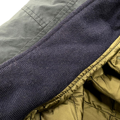 【中古品】【メンズ】 M.I.D.A. ミダ DOWN PADDING HARRINGTON JACKET M183201 ダウン パディング ハリントン ジャケット アウター 141-250810-ay-11-izu サイズ：46 カラー：ネイビー 万代Net店