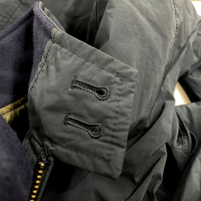 【中古品】【メンズ】 M.I.D.A. ミダ DOWN PADDING HARRINGTON JACKET M183201 ダウン パディング ハリントン ジャケット アウター 141-250810-ay-11-izu サイズ：46 カラー：ネイビー 万代Net店