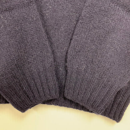 【中古品】【メンズ】 HARLEY ハーレー スコットランド製 WOOL KNIT SWEATER ウールニットセーター トップス 長袖 141-250812-ma-19-izu サイズ：40 カラー：NAVY 万代Net店