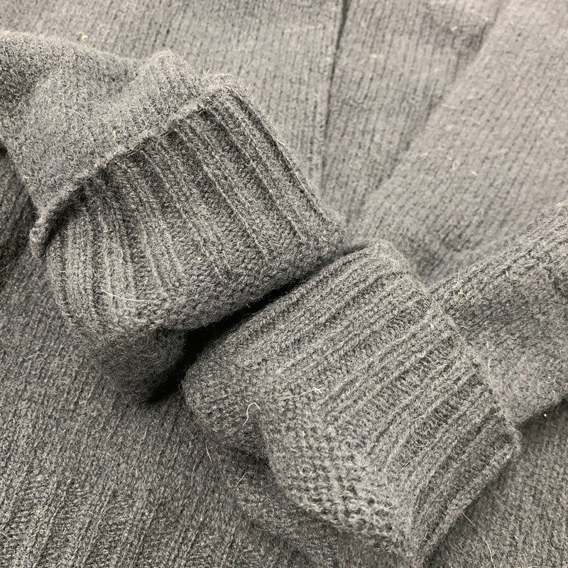 【中古品】【メンズ】 HARLEY ハーレー スコットランド製 WOOL KNIT SWEATER ウールニットセーター トップス 長袖 141-250812-ma-19-izu サイズ：40 カラー：NAVY 万代Net店