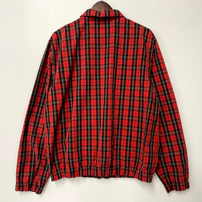 【中古品】【メンズ】 Polo by Ralph Lauren ポロバイラルフローレン CHECK PATTERN SWING TOP JACKET チェック パターン スイング トップ ジャケット 長袖 ロゴ 刺繍 アウター 146-250810-ay-06-izu サイズ：M カラー：レッド系 万代Net店