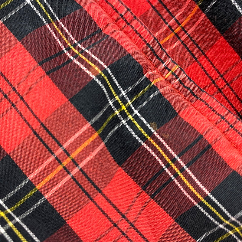 【中古品】【メンズ】 Polo by Ralph Lauren ポロバイラルフローレン CHECK PATTERN SWING TOP JACKET チェック パターン スイング トップ ジャケット 長袖 ロゴ 刺繍 アウター 146-250810-ay-06-izu サイズ：M カラー：レッド系 万代Net店