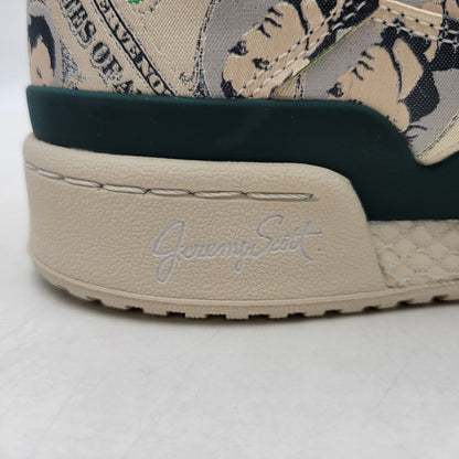 【中古美品】【メンズ】 ADIDAS×JEREMY SCOTT アディダス×ジェレミー・スコット Q46154 FORUM HIGH WINGS 1.0 フォーラム ハイ ウィング 1.0 靴 スニーカー シューズ 161-250809-ma-06-izu サイズ：27cm カラー：MONEY 万代Net店