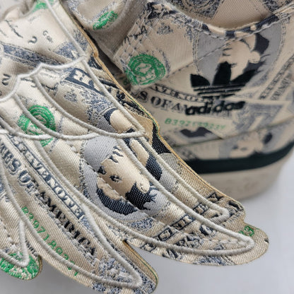 【中古美品】【メンズ】 ADIDAS×JEREMY SCOTT アディダス×ジェレミー・スコット Q46154 FORUM HIGH WINGS 1.0 フォーラム ハイ ウィング 1.0 靴 スニーカー シューズ 161-250809-ma-06-izu サイズ：27cm カラー：MONEY 万代Net店