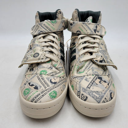 【中古美品】【メンズ】 ADIDAS×JEREMY SCOTT アディダス×ジェレミー・スコット Q46154 FORUM HIGH WINGS 1.0 フォーラム ハイ ウィング 1.0 靴 スニーカー シューズ 161-250809-ma-06-izu サイズ：27cm カラー：MONEY 万代Net店
