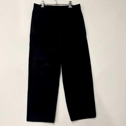 【中古品】【メンズ】 GHBM ジーエイチビーエム 24AW BRITISH TWILL TROUSERS 24AW16GOW03 ブリティッシュ ツイル トラウザーズ パンツ ズボン ボトムス 151-250810-ay-03-izu サイズ：L カラー：ブラック 万代Net店