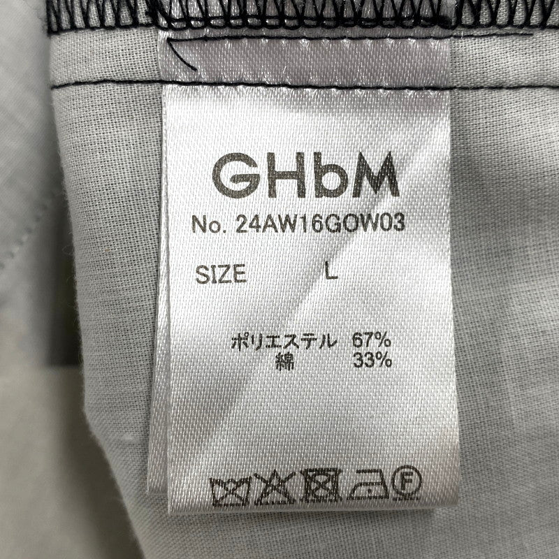【中古品】【メンズ】 GHBM ジーエイチビーエム 24AW BRITISH TWILL TROUSERS 24AW16GOW03 ブリティッシュ ツイル トラウザーズ パンツ ズボン ボトムス 151-250810-ay-03-izu サイズ：L カラー：ブラック 万代Net店