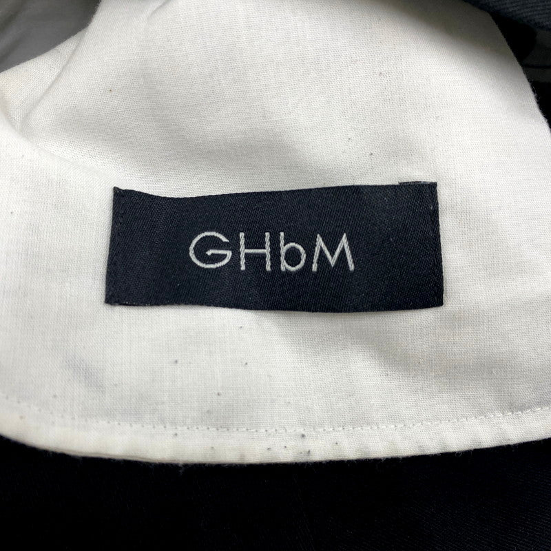 【中古品】【メンズ】 GHBM ジーエイチビーエム 24AW BRITISH TWILL TROUSERS 24AW16GOW03 ブリティッシュ ツイル トラウザーズ パンツ ズボン ボトムス 151-250810-ay-03-izu サイズ：L カラー：ブラック 万代Net店