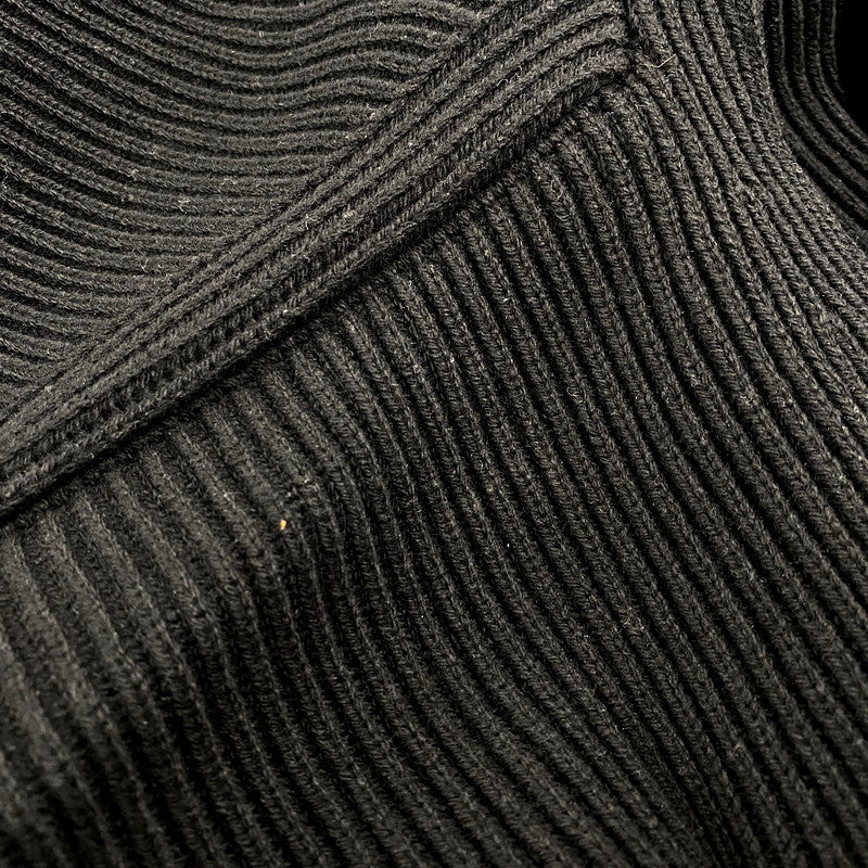 【中古品】【メンズ】 AURALEE オーラリー 21AW SUPER FINE WOOL RIB KNIT BIG CARDIGAN A21AC03RK スーパー ファイン ウール リブ ニット ビッグ カーディガン 厚手 トップス 140-250810-ay-09-izu サイズ：4 カラー：ブラック 万代Net店