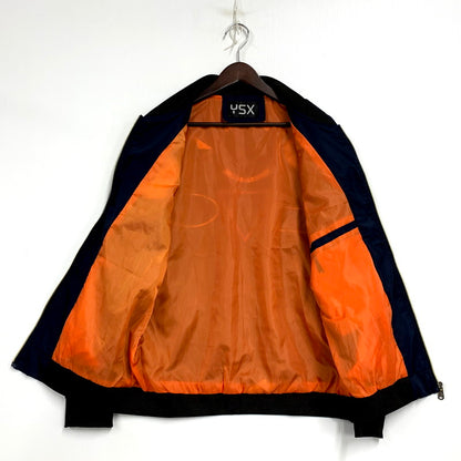 【中古品】【メンズ】 YSX WAPPEN FLIGHT JACKET ワッペン フライトジャケット アウター 146-250814-as-12-izu カラー：ネイビー 万代Net店