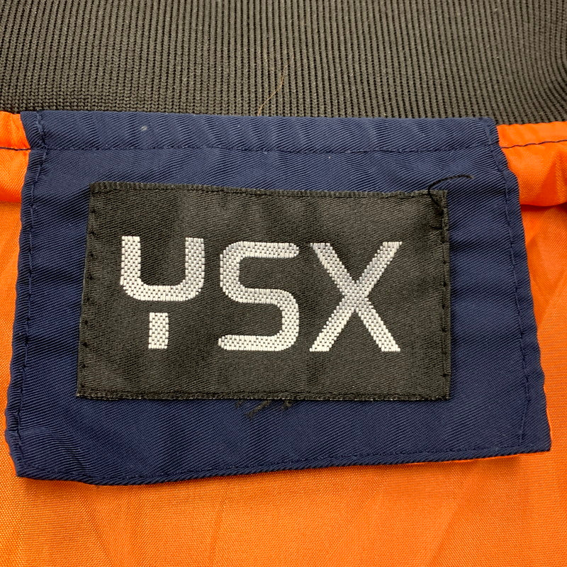 【中古品】【メンズ】 YSX WAPPEN FLIGHT JACKET ワッペン フライトジャケット アウター 146-250814-as-12-izu カラー：ネイビー 万代Net店