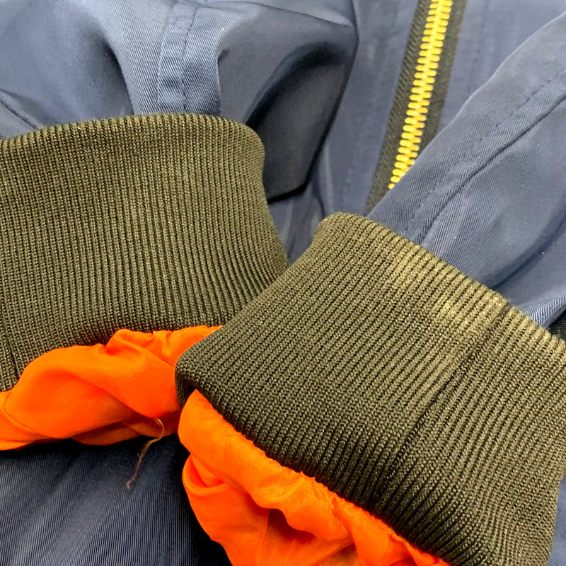 【中古品】【メンズ】 YSX WAPPEN FLIGHT JACKET ワッペン フライトジャケット アウター 146-250814-as-12-izu カラー：ネイビー 万代Net店