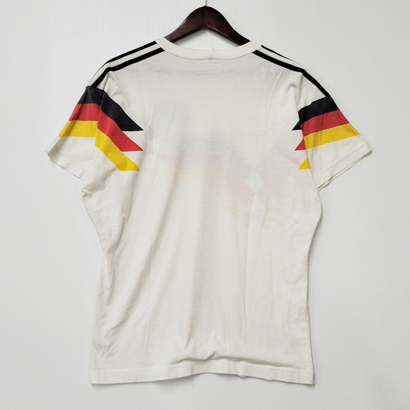 【中古品】【メンズ】 adidas アディダス GERMANY NATIONAL FOOTBALL TEAM T-SHIRT ジャーマニー ナショナル フットボール チーム Ｔシャツ トップス 半袖 146-250814-ya-02-izu サイズ：M カラー：ホワイト 万代Net店