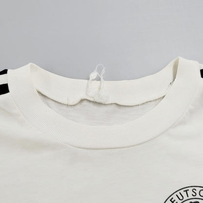 【中古品】【メンズ】 adidas アディダス GERMANY NATIONAL FOOTBALL TEAM T-SHIRT ジャーマニー ナショナル フットボール チーム Ｔシャツ トップス 半袖 146-250814-ya-02-izu サイズ：M カラー：ホワイト 万代Net店