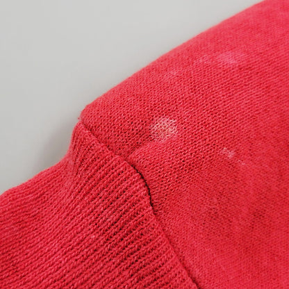 【現状渡し品】【メンズ】 PANNILL パニール USA製 前V CHARLEVOIX シャルルボア SWEATSHIRT スウェットシャツ トップス 長袖 トレーナー 146-250814-ya-05-izu サイズ：XL カラー：レッド 万代Net店