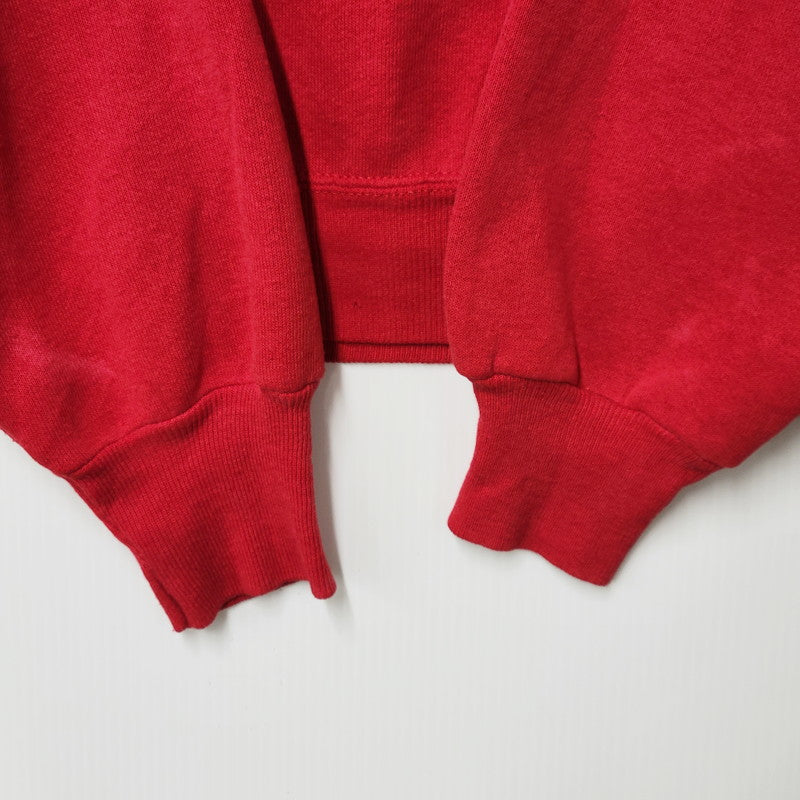 【現状渡し品】【メンズ】 PANNILL パニール USA製 前V CHARLEVOIX シャルルボア SWEATSHIRT スウェットシャツ トップス 長袖 トレーナー 146-250814-ya-05-izu サイズ：XL カラー：レッド 万代Net店