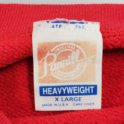 【現状渡し品】【メンズ】 PANNILL パニール USA製 前V CHARLEVOIX シャルルボア SWEATSHIRT スウェットシャツ トップス 長袖 トレーナー 146-250814-ya-05-izu サイズ：XL カラー：レッド 万代Net店