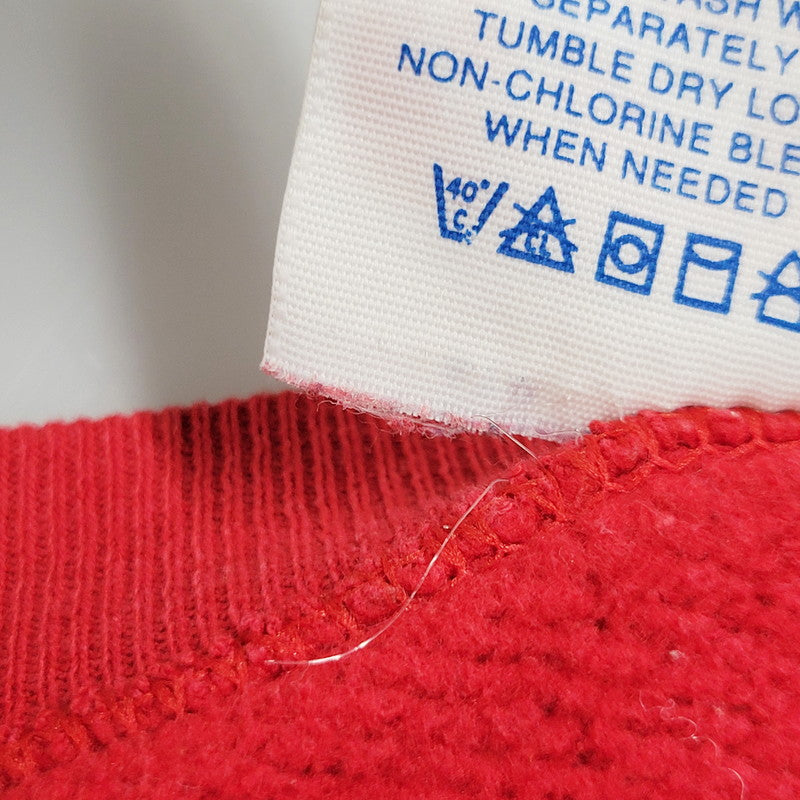 【現状渡し品】【メンズ】 PANNILL パニール USA製 前V CHARLEVOIX シャルルボア SWEATSHIRT スウェットシャツ トップス 長袖 トレーナー 146-250814-ya-05-izu サイズ：XL カラー：レッド 万代Net店