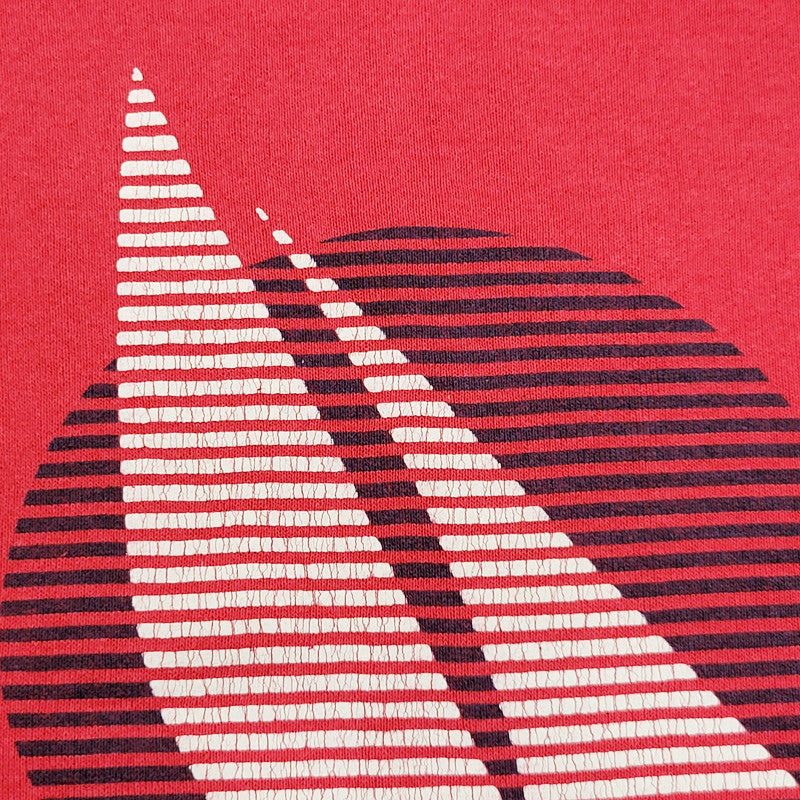 【現状渡し品】【メンズ】 PANNILL パニール USA製 前V CHARLEVOIX シャルルボア SWEATSHIRT スウェットシャツ トップス 長袖 トレーナー 146-250814-ya-05-izu サイズ：XL カラー：レッド 万代Net店