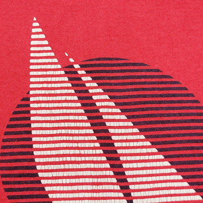 【現状渡し品】【メンズ】 PANNILL パニール USA製 前V CHARLEVOIX シャルルボア SWEATSHIRT スウェットシャツ トップス 長袖 トレーナー 146-250814-ya-05-izu サイズ：XL カラー：レッド 万代Net店