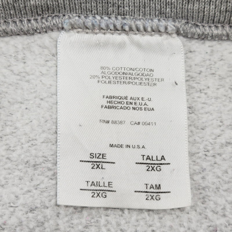 【中古品】【メンズ】 adidas アディダス USA製 NEW ENGLAND PATRIOTS ニューイングランド ペイトリオッツ SWEATSHIRT スウェットシャツ トップス トレーナー 長袖　 146-250814-ya-09-izu サイズ：2XL カラー：グレー 万代Net店