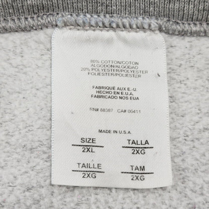 【中古品】【メンズ】 adidas アディダス USA製 NEW ENGLAND PATRIOTS ニューイングランド ペイトリオッツ SWEATSHIRT スウェットシャツ トップス トレーナー 長袖　 146-250814-ya-09-izu サイズ：2XL カラー：グレー 万代Net店