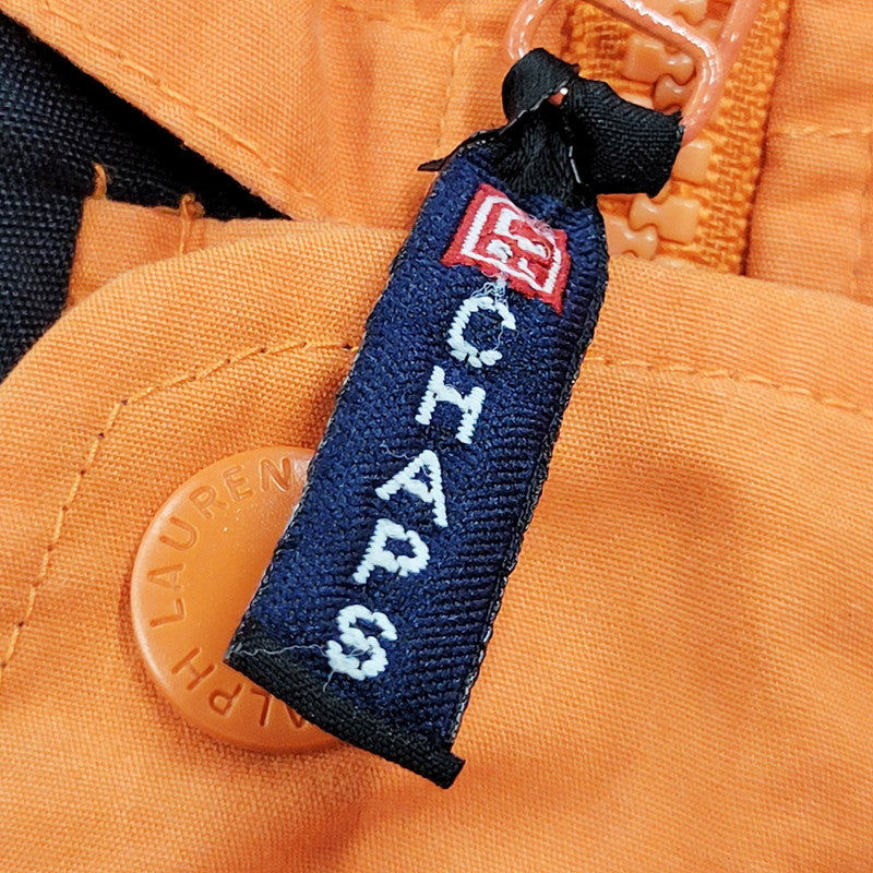 【中古品】【メンズ】 CHAPS RALPH LAUREN チャップス ラルフローレン ロシア製 HALF ZIP ANORAK JACKET ハーフジップ アノラック ジャケット トップス アウター 146-250814-ya-04-izu サイズ：L カラー：ORANGE 万代Net店