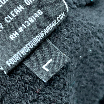 【中古品】【メンズ】 424 フォートゥーフォー LOGO PATCH HOODIE ロゴ パッチ フーディ パーカー 長袖 トップス 142-250814-as-15-izu サイズ：L カラー：ブラック 万代Net店