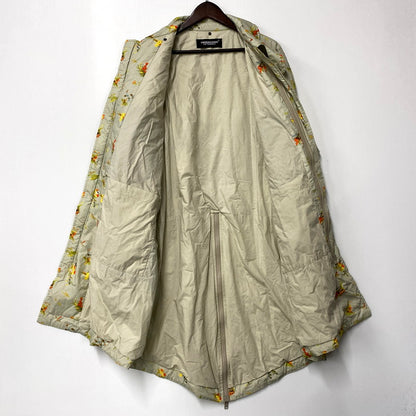 【中古品】【メンズ】 FLOUR DESIGN MODS COAT UC2E4302 フラワー デザイン モッズ コート 総柄 アウター 140-250810-ay-16-izu サイズ：2 カラー：ICE GRAY BASE 万代Net店