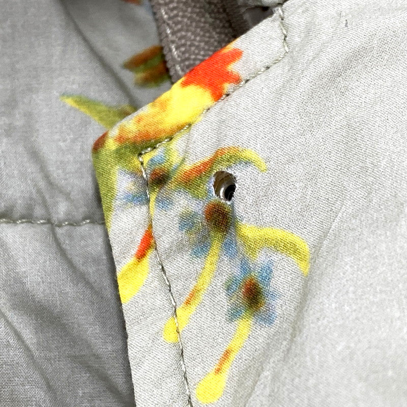 【中古品】【メンズ】 FLOUR DESIGN MODS COAT UC2E4302 フラワー デザイン モッズ コート 総柄 アウター 140-250810-ay-16-izu サイズ：2 カラー：ICE GRAY BASE 万代Net店