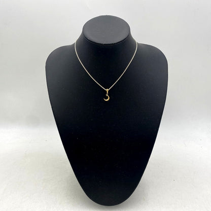 【中古品】【メンズ/レディース】 AVALANCHE アヴァランチ 10K MOON＆STAR DIAMOND PENDANT TOP ムーン＆スター ダイヤモンド ペンダント トップ 月 星 ネックレス トップ アクセサリー 192-250810-ay-12-izu カラー：イエローゴールド 万代Net店